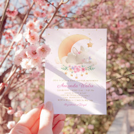 Bohoモダン水彩乳房ベビーシャワー 招待状