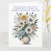 Bohoモダン Art Flower Game Company カード (黄色い花)