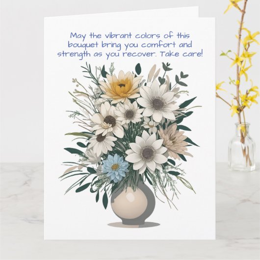 Bohoモダン Art Flower Game Company カード (黄色い花)