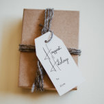 Bohoモダン Happiest Holidays To And From ギフトタグ<br><div class="desc">この祝ボホで最も楽しモダンい休日のギフトラベルで季節の喜び。シックユニークな編集可能スクリプトは、魅力と個性のtouchを作成する。クラシックシンプルボヘミエレガントアのアーチ型フレームを特徴とする白黒のデザインは、冬の雰囲気をお洒落醸し出す。繊細でミニマル繊細なフェスティバルフォントは創造性と魅力を加える。クリーンで基本的なニュートラルなレイアウトで、この挨拶は12月のスタイルと優雅さの本質を捉える。</div>