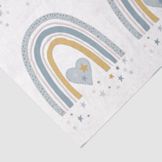 BOHOレインボーモダンスターズダスティブルーマスタードボーイ 薄葉紙 (詳細)