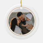 BohoレトロメリーとBright 1写真 セラミックオーナメント (裏面)