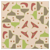 Bohoレトロモダン図 ファブリック (クローズアップ)