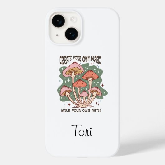 Bohoレトロ感動的QuoteCreate Your Own Magi Case-Mate iPhoneケース (裏面)