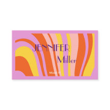 Bohoレトロ波線ソーシャルメディアQRコード