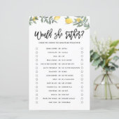 Bohoレモンは母親ではなく赤ちゃんシャワーのゲーム (スタンド正面)