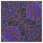 Bohoロマンチックな着色された曼荼羅のオーナメントのアラベスク ファブリック (クローズアップ)