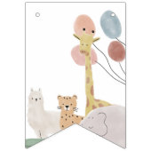 Bohoワイルド1歳の誕生日のバンティングバナー バンティングフラッグ (第1の旗)