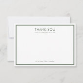 Bohoヴィンテージフローラベビーシャワー サンキューカード (正面)