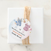 BohoヴィンテージベビーClotheline Genderパーティーの表示 フェイバータグ (インサイチュ)