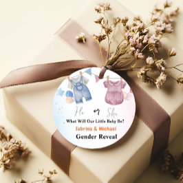 BohoヴィンテージベビーClotheline Genderパーティーの表示 フェイバータグ