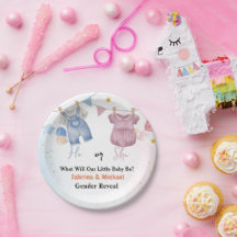 BohoヴィンテージベビーClotheline Genderパーティーの表示