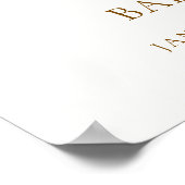 Bohoヴィンテージホットエアバルーンベビーシャワーへようこそ ポスター (角)