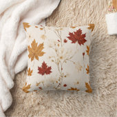 Bohoヴィンテージメープル離れスウィンターフローラルパターン クッション (ブランケット)