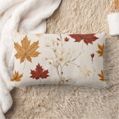 Bohoヴィンテージメープル離れスウィンターフローラルパターン ランバークッション (ブランケット)