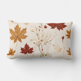 Bohoヴィンテージメープル離れスウィンターフローラルパターン ランバークッション