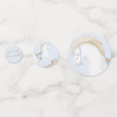 Bohoヴィンテージロッキング馬カウボーイベビーシャワー コンフェッティ (裏面)