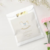 Bohoヴィンテージロッキング馬カウボーイベビーシャワー フェイバーバッグ (封をした状態)