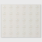 Bohoヴィンテージロッキング馬カウボーイベビーシャワー ラッピングペーパー (フラット)