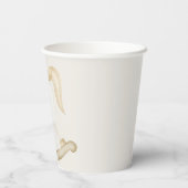 Bohoヴィンテージロッキング馬カウボーイベビーシャワー 紙コップ (裏面)