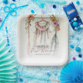 Bohoヴィンテージ服台本ベビーシャワー ペーパープレート (パーティー)