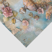 BOHOヴィンテージ茶ポットデコページティッシュペーパー 薄葉紙 (詳細)