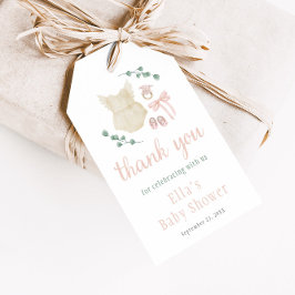 Bohoヴィンテージ衣装ベビーシャワー ギフトタグ