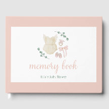 Bohoヴィンテージ装備赤ちゃんシャワー記憶ブック