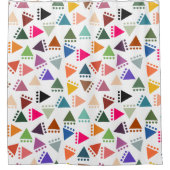 Boho三角形（大） シャワーカーテン (正面)