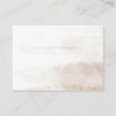 Boho乾燥花模様ベビー/チャイルドシャワー登録 エンクロージャーカード (裏面)