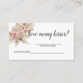 Boho何枚のキスカード ノートカード