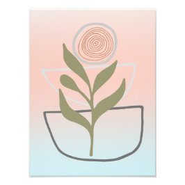 Boho内での抽象芸術 フォトプリント