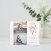 Boho写真を追加する卒業 ポストカード (スタンド正面)