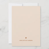 Boho写真自然日付カードを保存 サンキューカード (裏面)