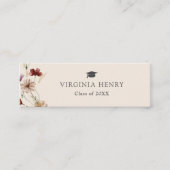 Boho卒業ネームカード スキニー名刺 (正面)