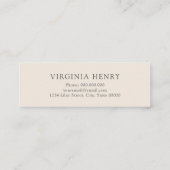 Boho卒業ネームカード スキニー名刺 (裏面)