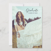 Boho卒業写真パーティの招待状 招待状 (正面)