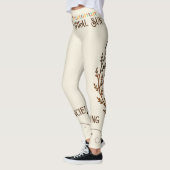 Boho古代スパイラルサンレインボーヒーリングヨガ レギンス (左)