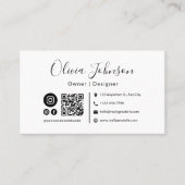 Boho名刺テンプレート 名刺 (正面)