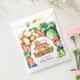 Boho地元で栽培されたファーマーズマーケットベビーシャワー フェイバーバッグ