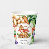 Boho地元で栽培されたファーマーズマーケットベビーシャワー 紙コップ (正面)