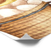 Boho地元で育ったチキンベイビーシャワーへようこそ ポスター (角)