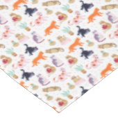 Boho夏かわいい猫たちサボテン テーブルクロス (アングル)