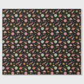 Boho外部空間パターン ラッピングペーパー (フラット)