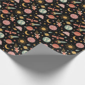 Boho外部空間パターン ラッピングペーパー (角)