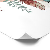 Boho夢の風景が自分の真理に沿って生きる ポスター (角)