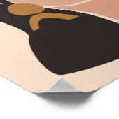 Boho女性イラストレーショントーン自然ポスター ポスター (角)