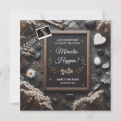 Boho妊娠の発表 | 奇跡が起こる 案内状 (正面)