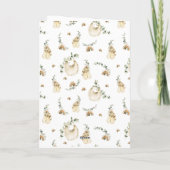 Boho妊娠男女兼用告知カード 案内状 (裏面)