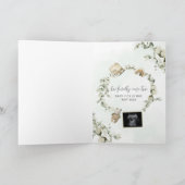 Boho妊娠男女兼用告知カード 案内状 (内部)